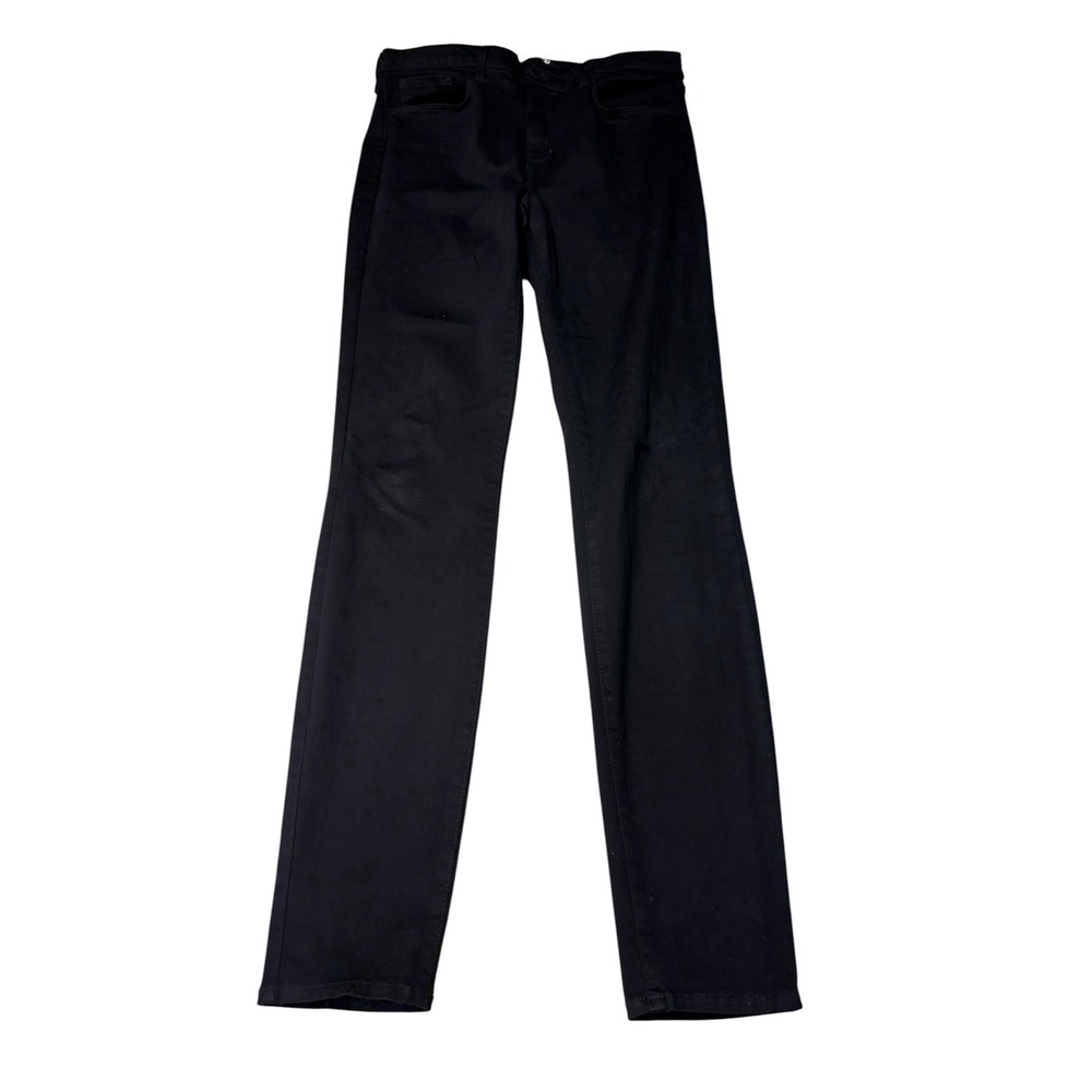 L'AGENCE Marguerite High Rise Skinny Jeans Noir Black Womens Size 31X31 Made USA